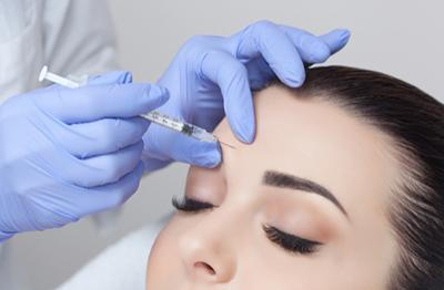 Procedure of botox treatment