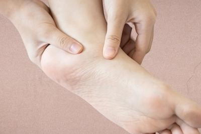 Tarsal Tunnel Syndrome on a person