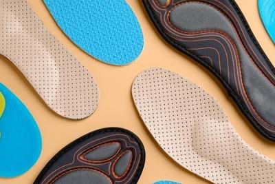 Variety of custom foot orthotics