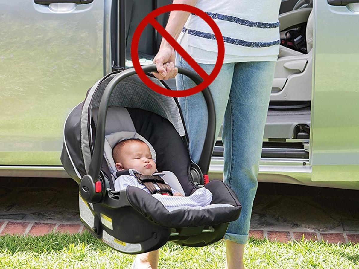 A better way to carry an infant car seat