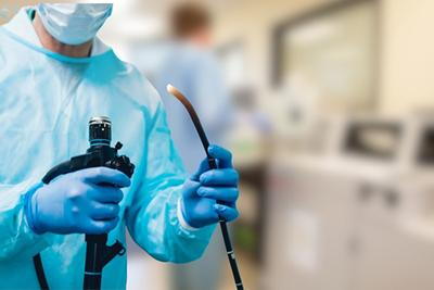 Colonoscopy-Preparation-Demonstration-With-Colonoscope