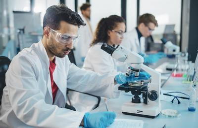 Research-and-study-different-kinds-of-drugs-in-laboratory.