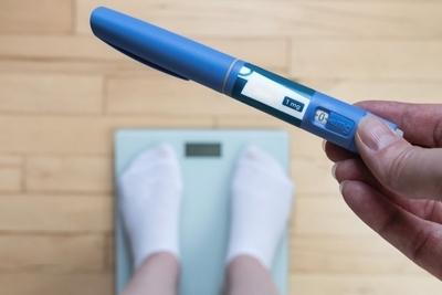 Weightloss injection concept image