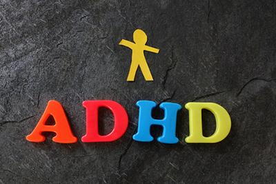 ADHD Concept image in toy letters