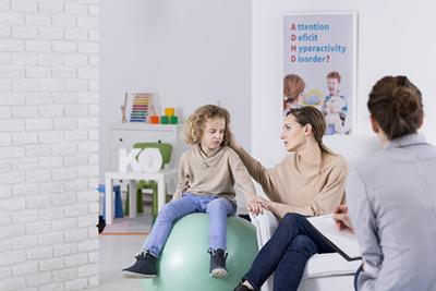 Mom-and-Child-with-ADHD-Visits-Pediatrician