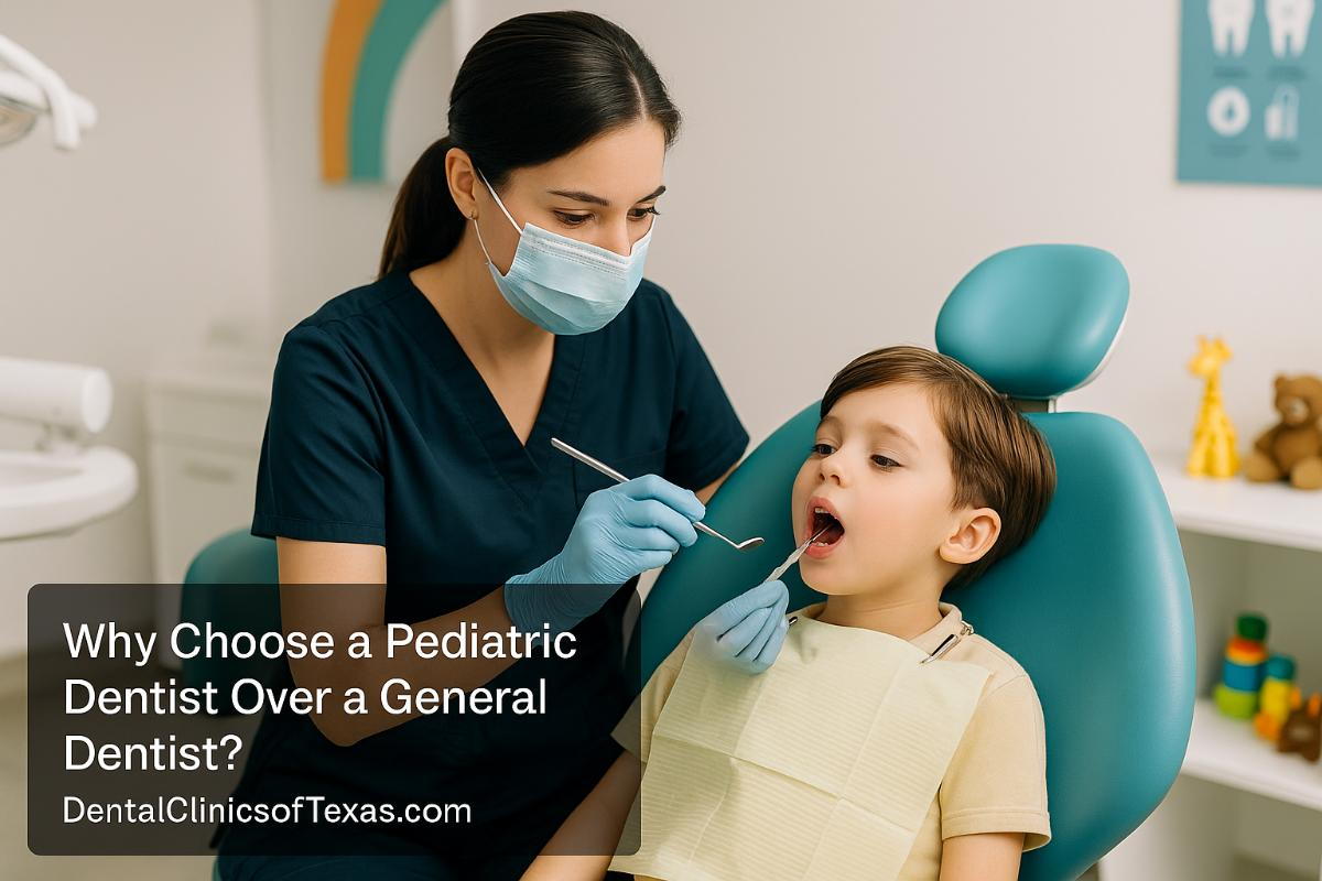 Why Choose a Pediatric Dentist Over a General Dentist?