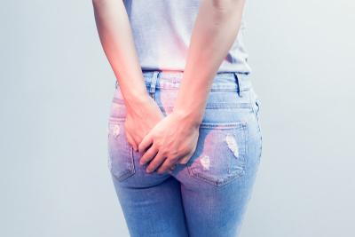 Illustration of Perianal Abscess on a person feeling