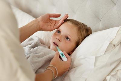 Mom-is-Worried-with-her-Sick-Child