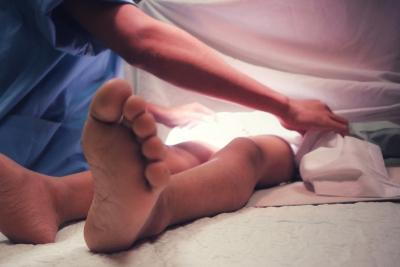Circumcision Procedure in a kids with the doctor.