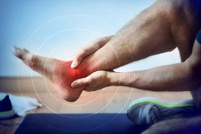 Man experiencing ankle instability issues