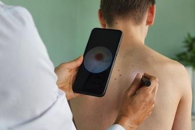 Stubborn warts in the back of patient.