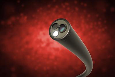 Illustration of Colonoscopy camera