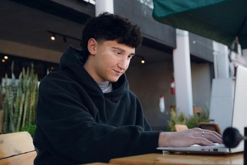 Man with segmental vitiligo