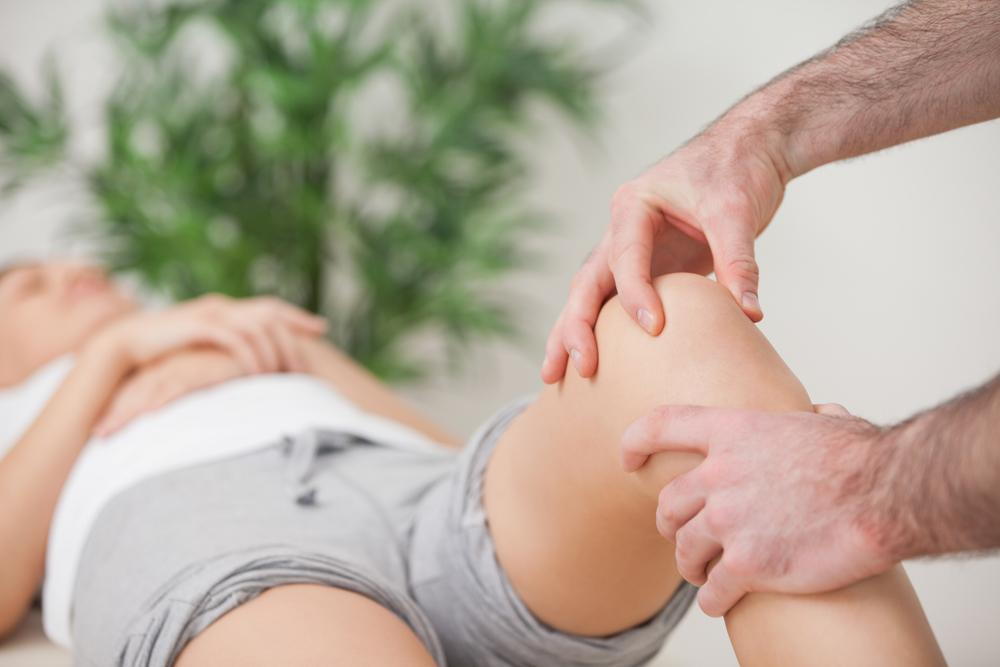 person getting chiropractic care