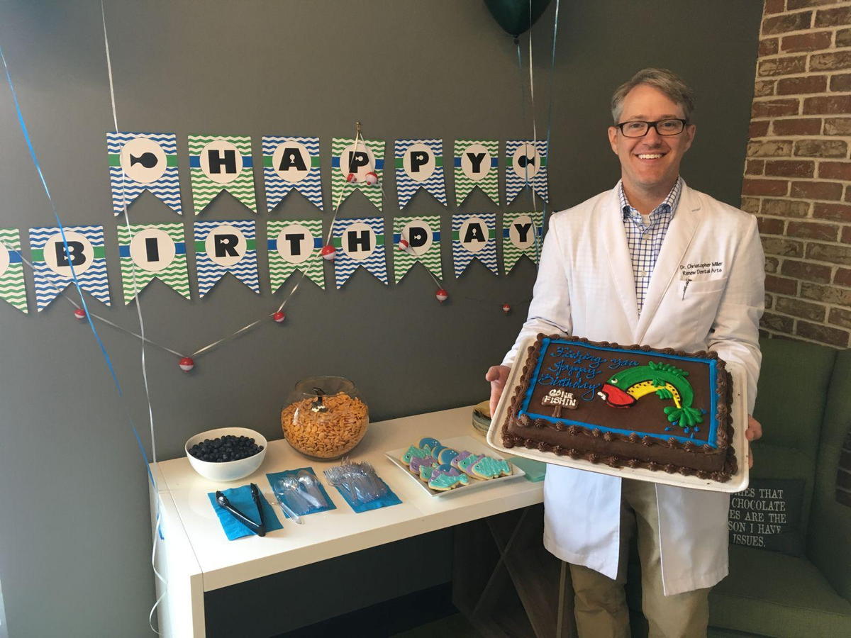 Dr. Miller birthday cake