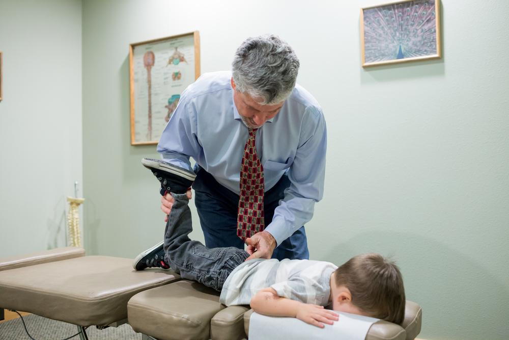 chiropractic adjustment for kids with our pediatric chiropractor at isdale chiropractic clinic