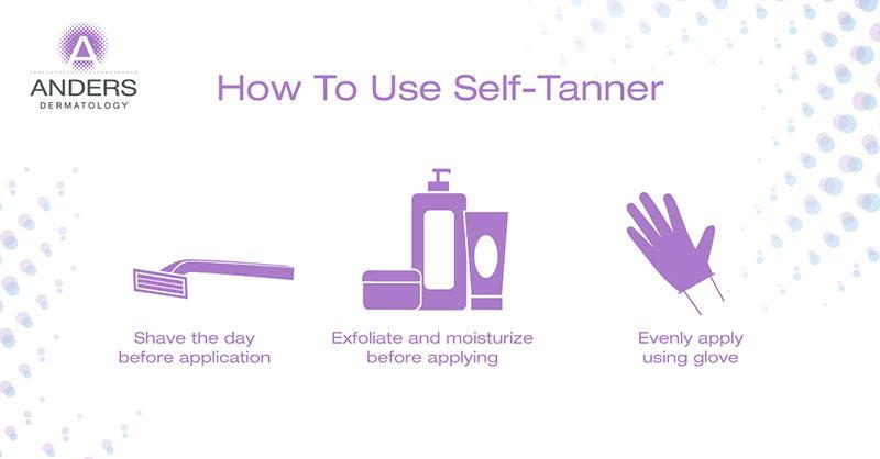 How to Use Self Tanner: Anders Derm