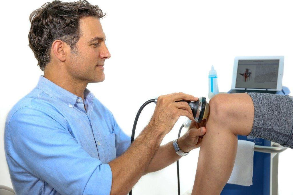 Piezowave 2 Therapy demo for knee