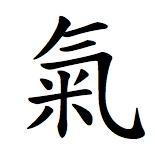 Qi or chi Chinese character