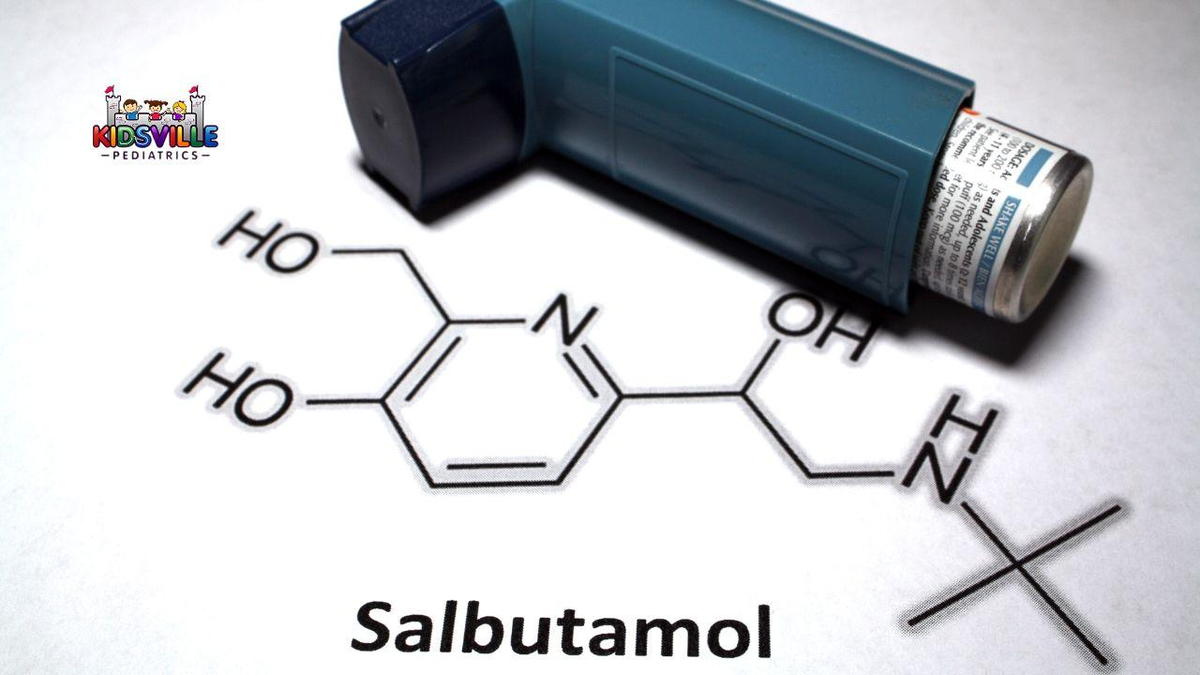 Salbutamol, an asthma medication.