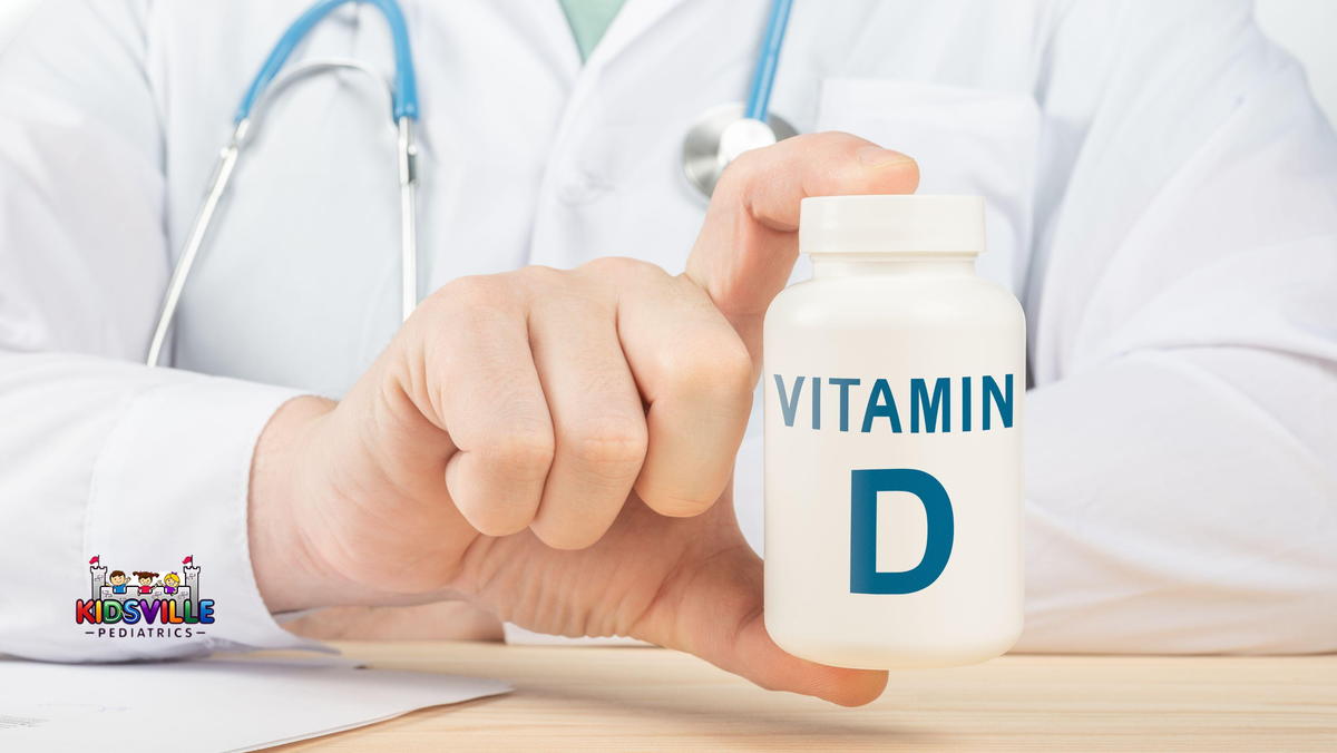 Essential vitamin D and minerals for humans. doctor recommends taking vitamin D. doctor talks about Benefits of vitamin D. D Vitamin - Health Concept.