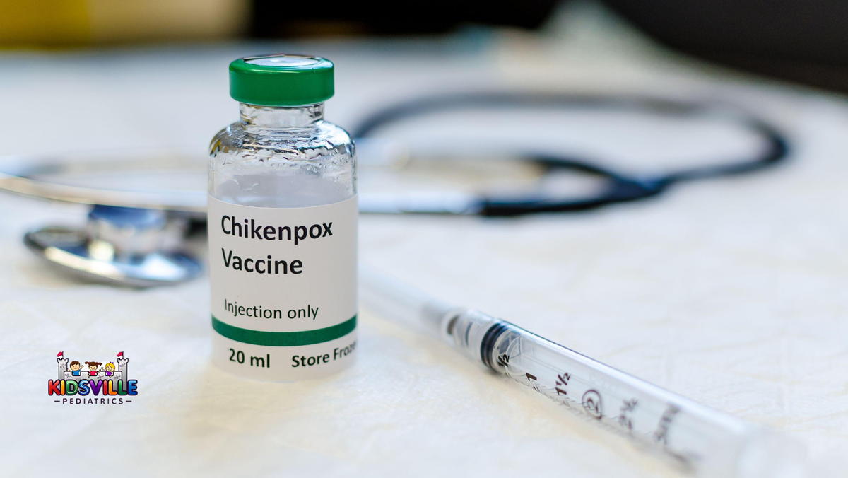 Chickenpox vaccine vial