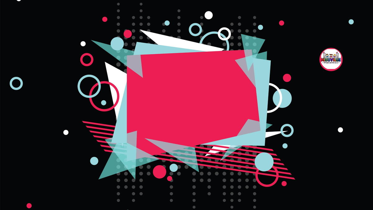 Abstract glitch TikTok background. Vector illustration. Abstract.