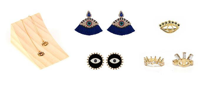 evil eye earrings and evil eye rings gifts ideas for Christmas
