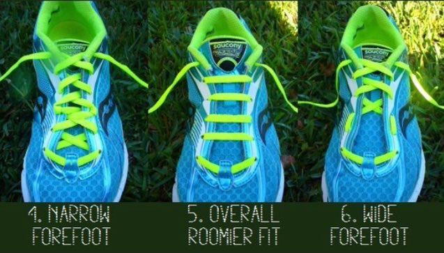 CONSIDER USING LACING HACKS FOR RUNNING SHOES