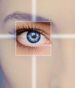 woman's eye prior to lasik surgery in Ashburn, VA