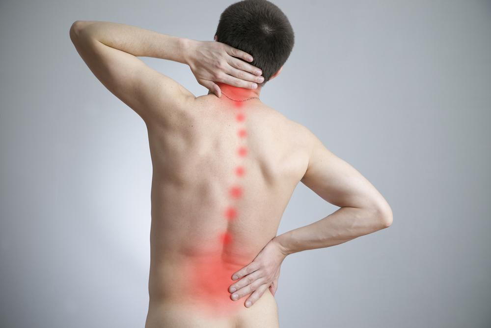 Man with Neck and Back Pain