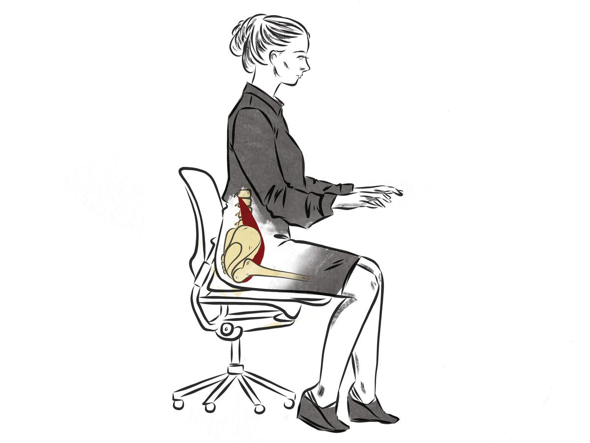 psoas stretch sitting