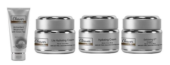 Cleaver Dermatology Products Facial Cream and Lotion