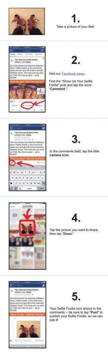 How to post a Selfie Footie with your smart phone