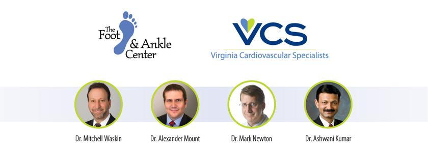 Podiatrists from The Foot & Ankle Center and Cardiologists from VCS