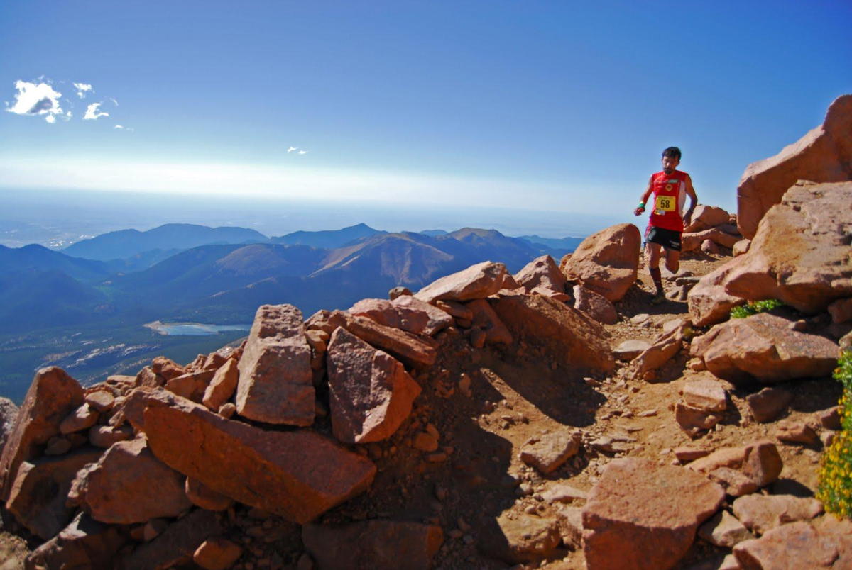 Image result for athletes running pikes peak