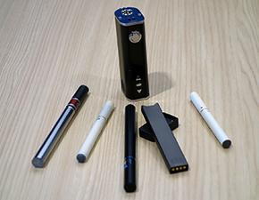 Electronic nicotine devices can look like a pen, a computer memory stick, a car key fob or even an asthma inhaler.