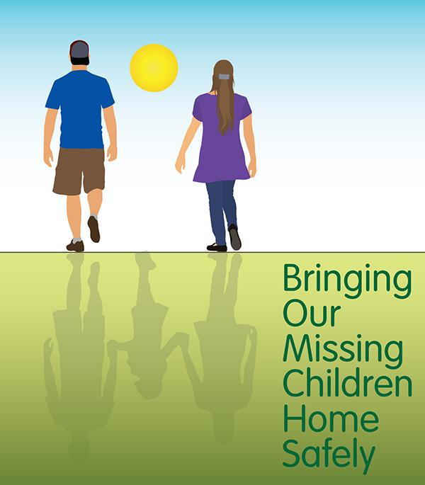 2018 Missing Children's Day Logo. Bringing Our Missing Children Home Safely