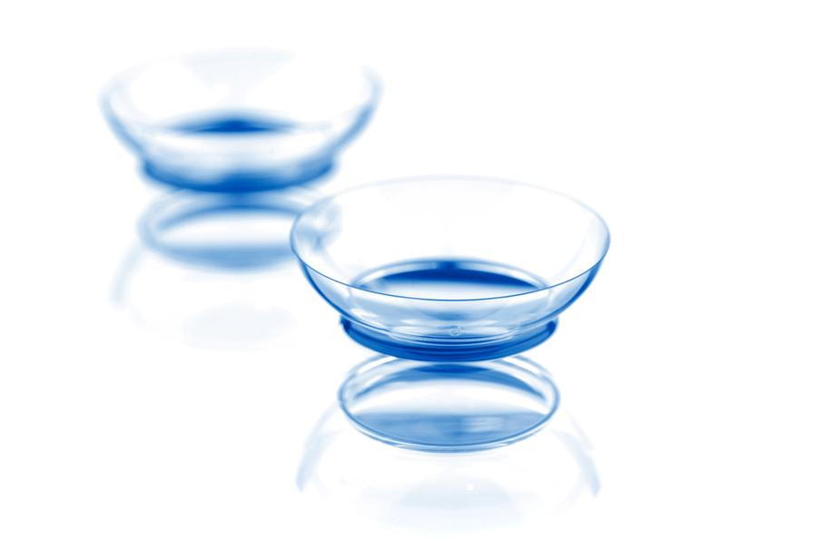a pair of one day contact lenses